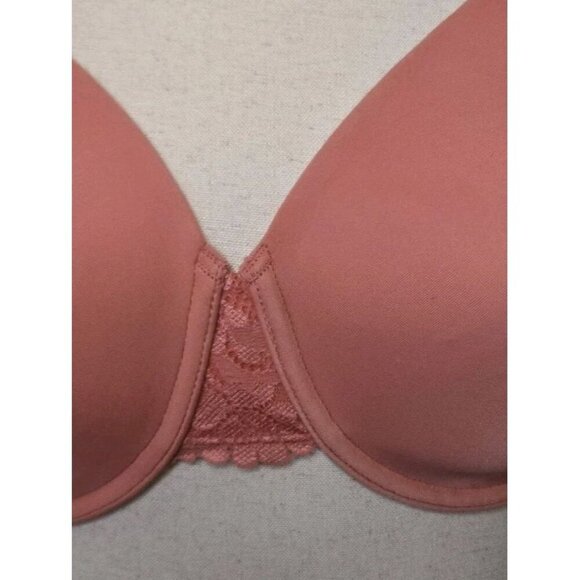 Maidenform One Fab Fit Custom Lift Underwire Bra Womens 36D Pink Lace 7009 27701 - Picture 2 of 10